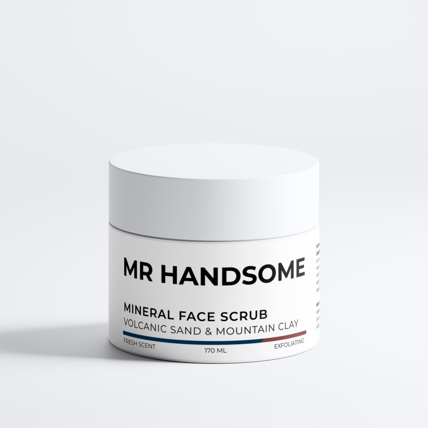 Gesichtspeeling mit Vulkansand