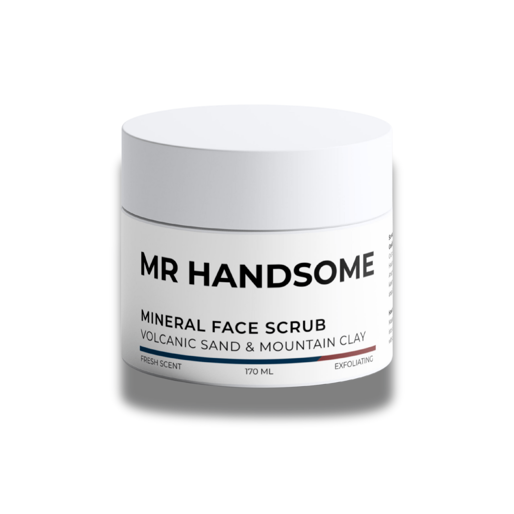 Gesichtspeeling mit Vulkansand