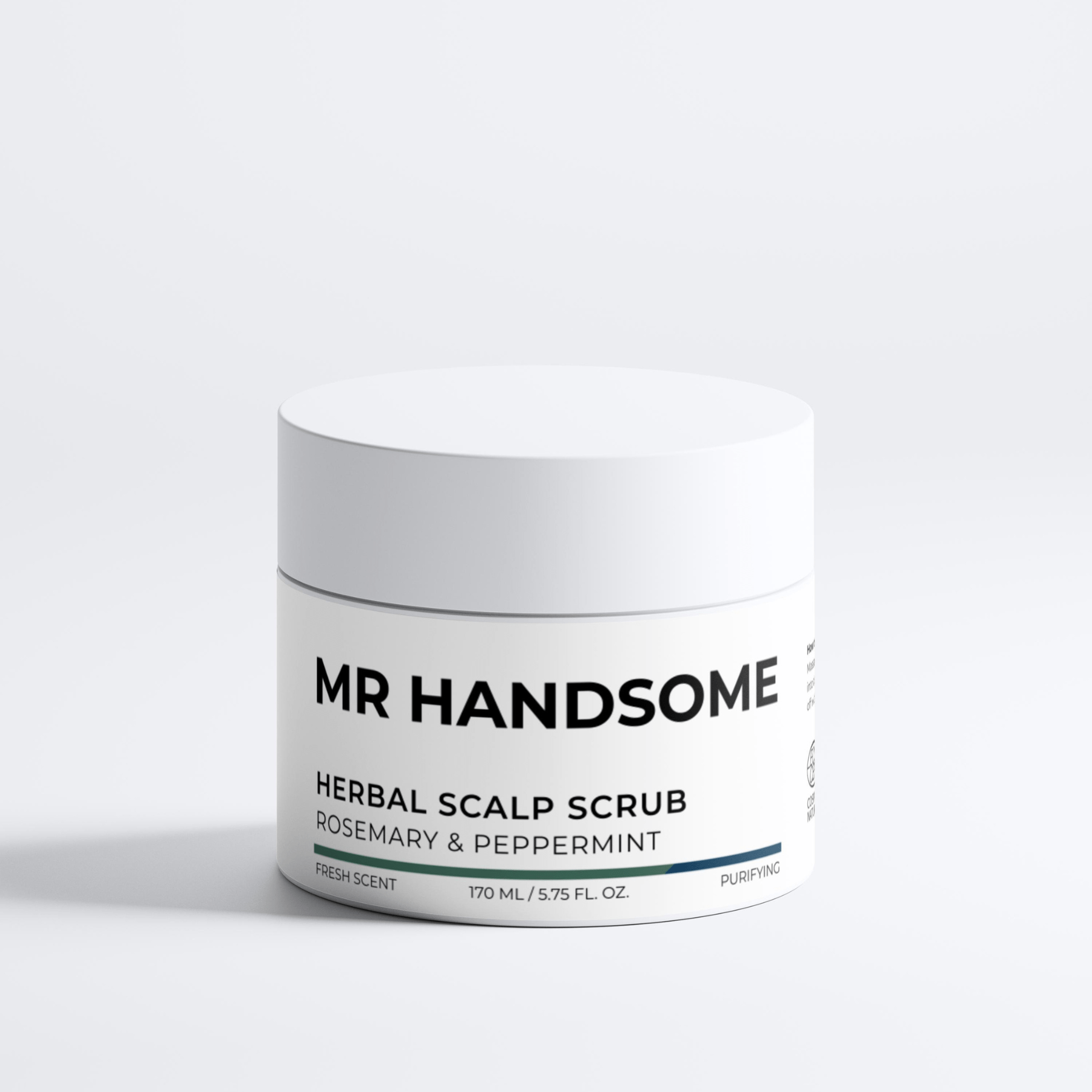 Scalp scrub for men with rosemary and peppermint oil