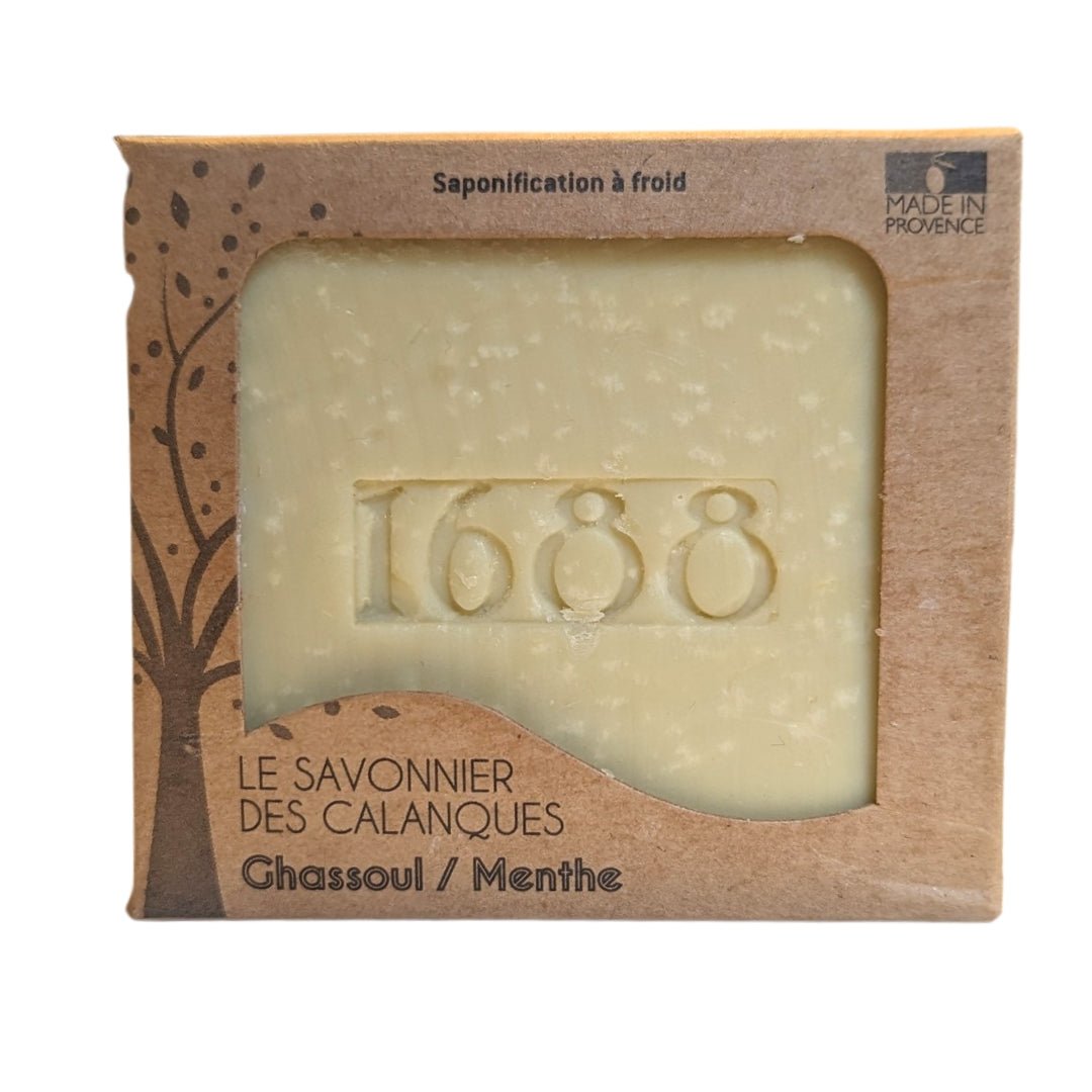 Le Savonnier Bio-Körperseife | Rhassoul & Minze - Le Savonnier des Calanques