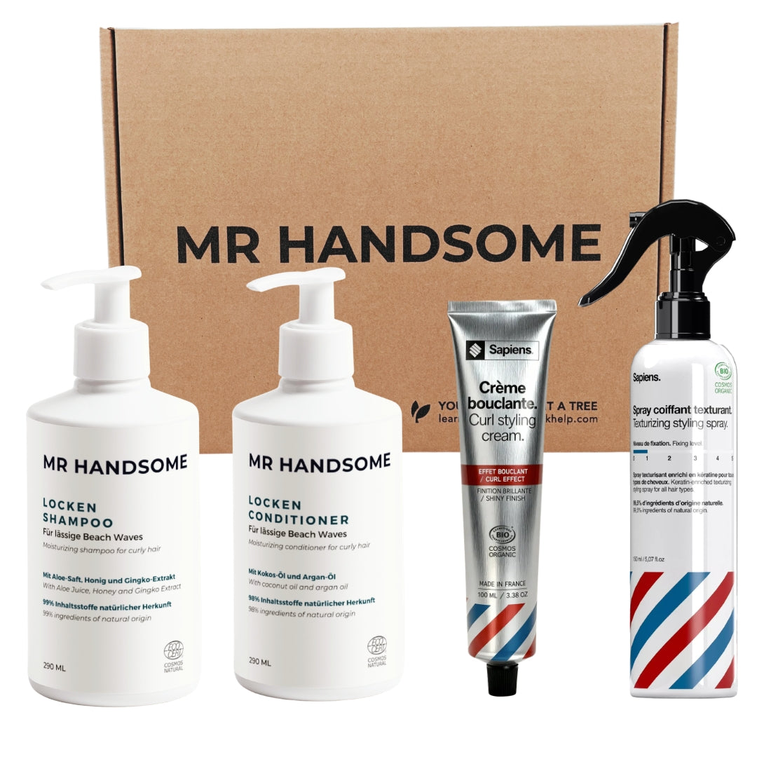 Locken-Set für Männer von MR HANDSOME und Sapiens.