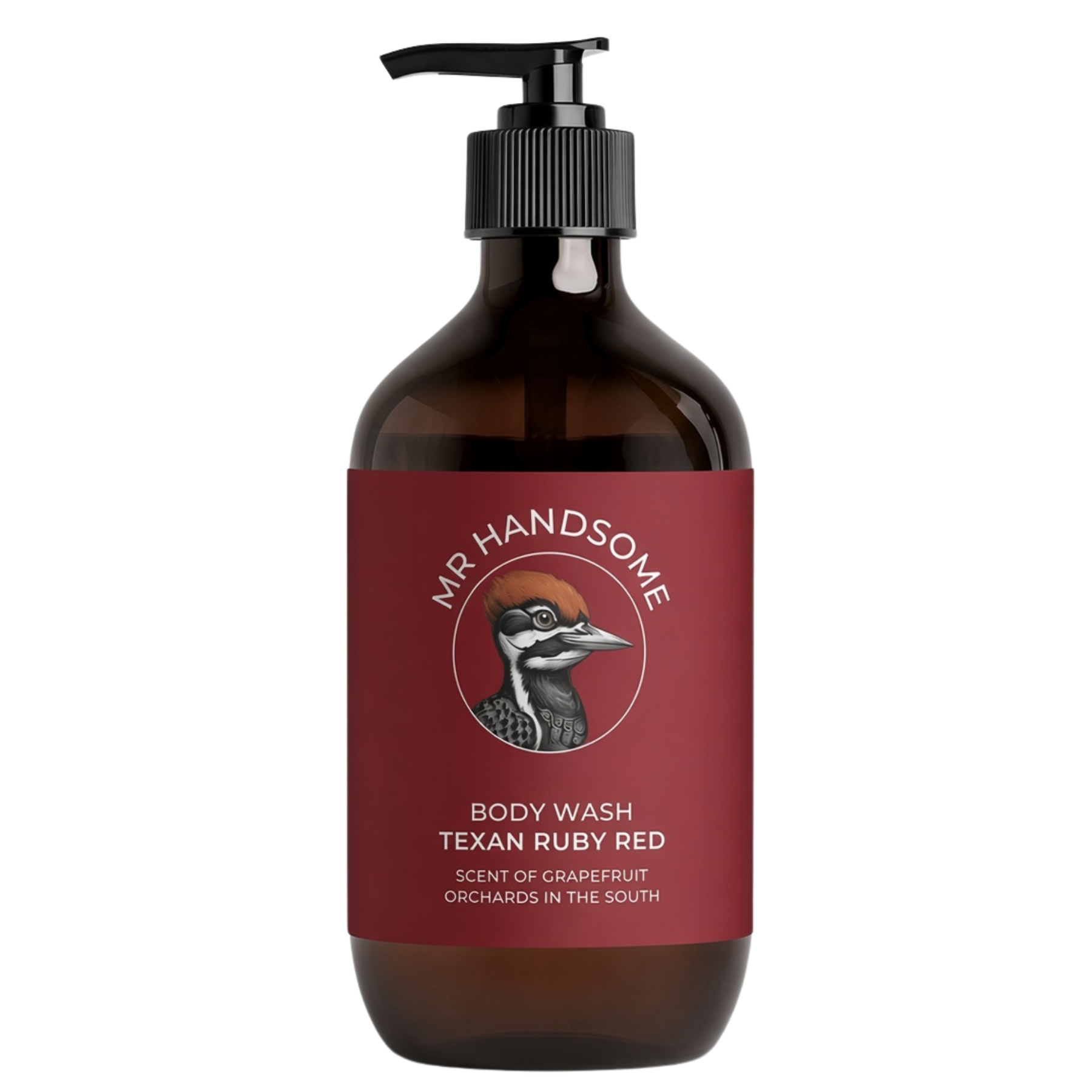 Body Wash Texan Ruby Red with Grapefruit Scent by MR HANDSOME