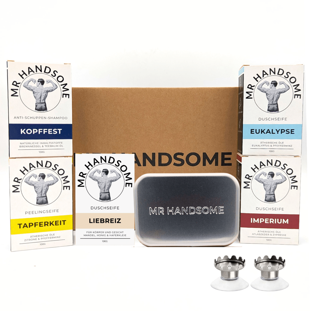 Mr Handsome Soapbox with Soap Dish