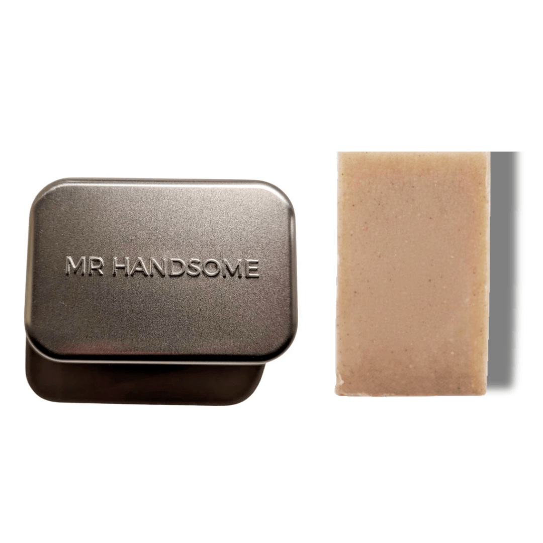 Soap dish with soap
