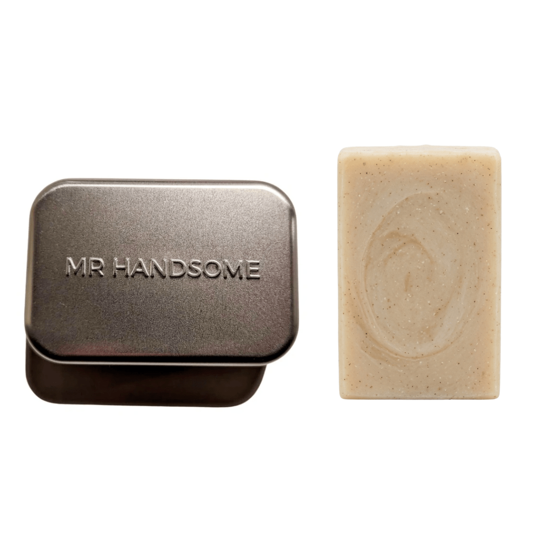 Soap dish with soap