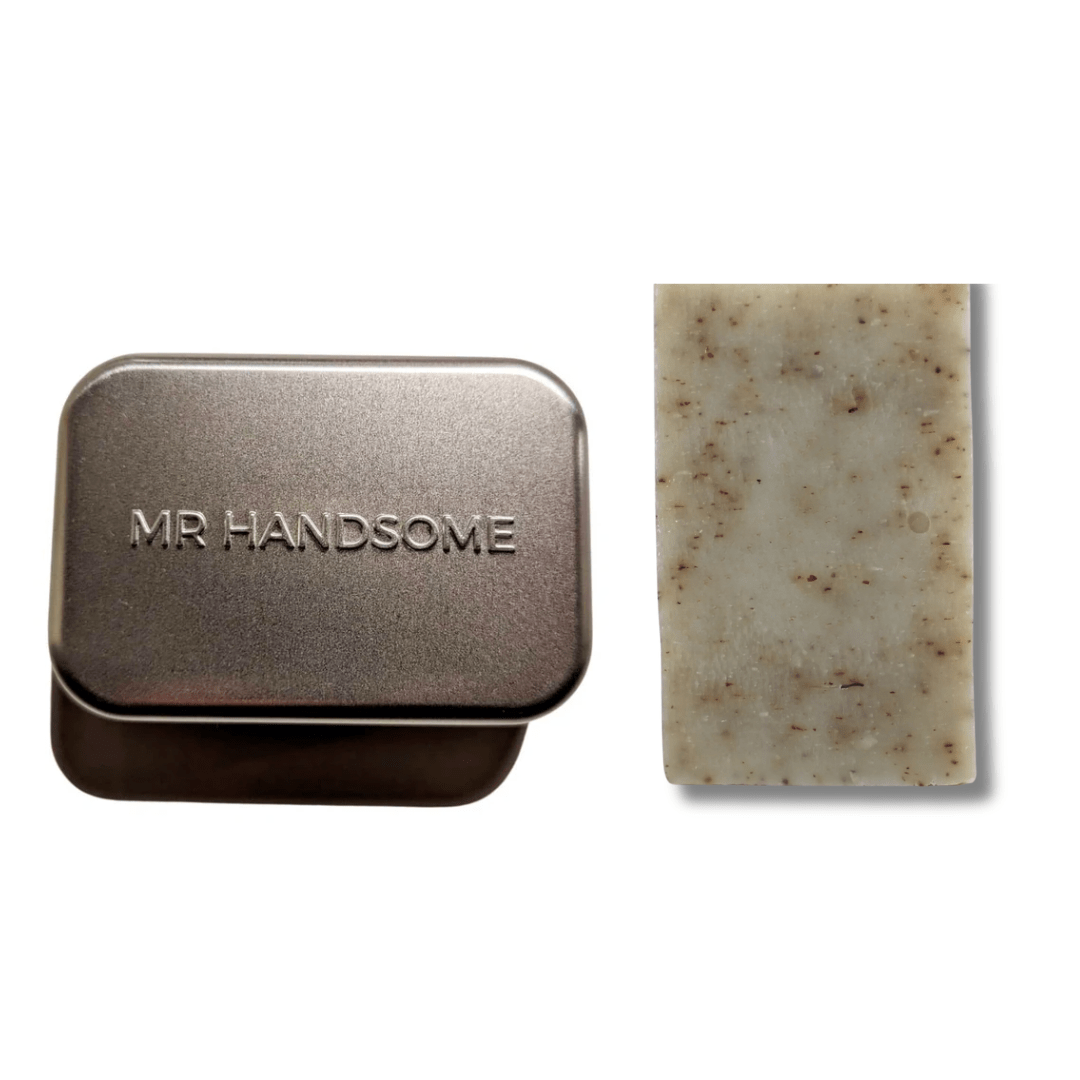 Soap dish with soap