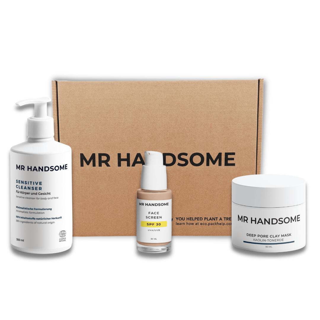 Sommer-Hautpflege | Tagescreme LSF30 + Reinigungsgel + Detox-Maske