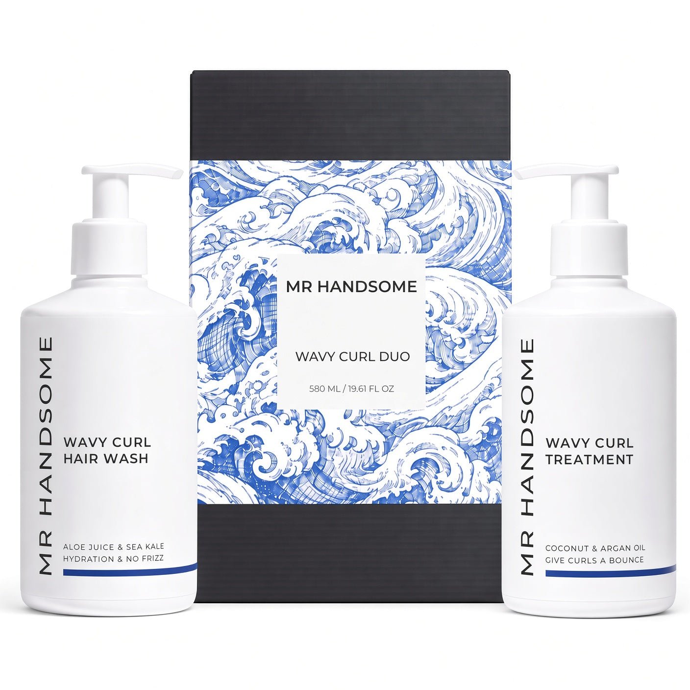 Wavy Curl Duo with Curl Shampoo and Curl Conditioner by MR HANDSOME