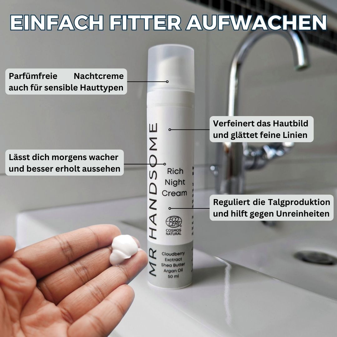 Reichhaltige Nachtcreme - MR HANDSOME