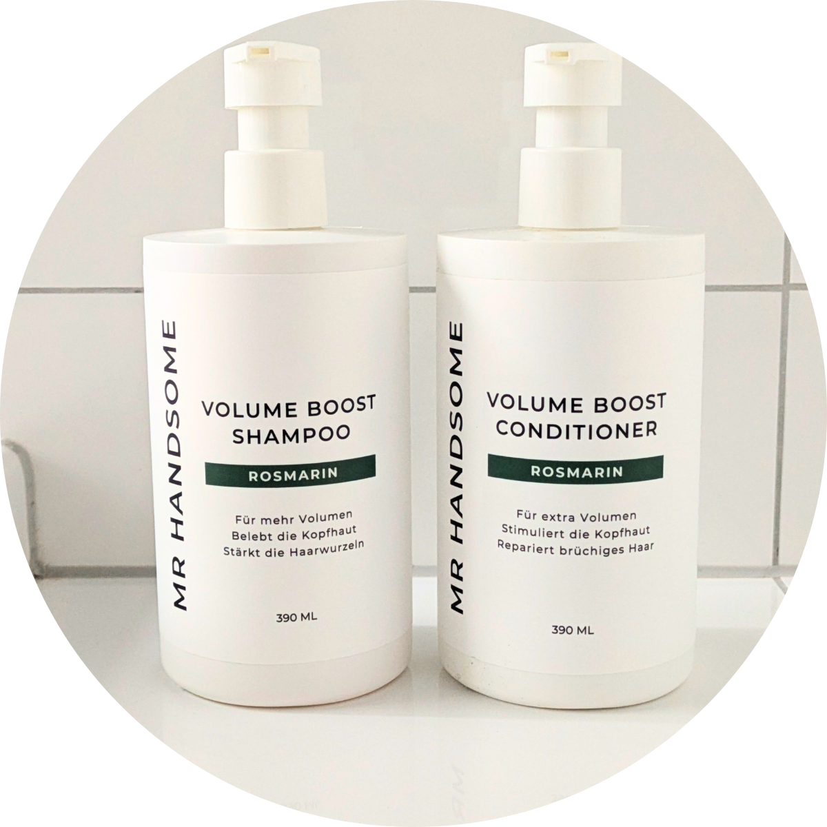 Volume Boost Shampoo & Conditioner für Männer