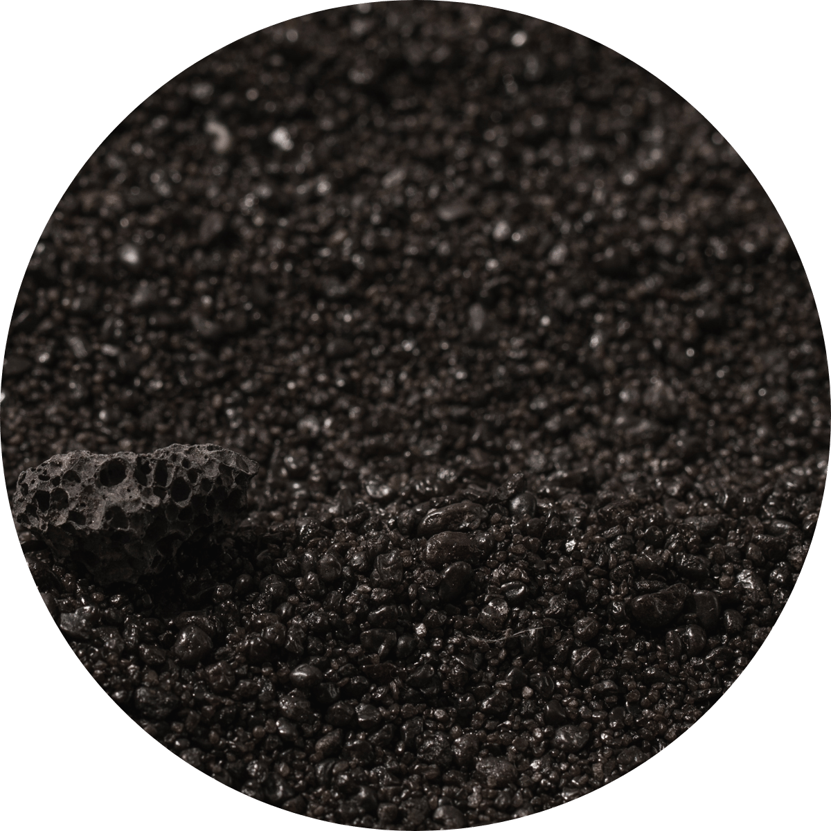 Isländischer Vulkansand