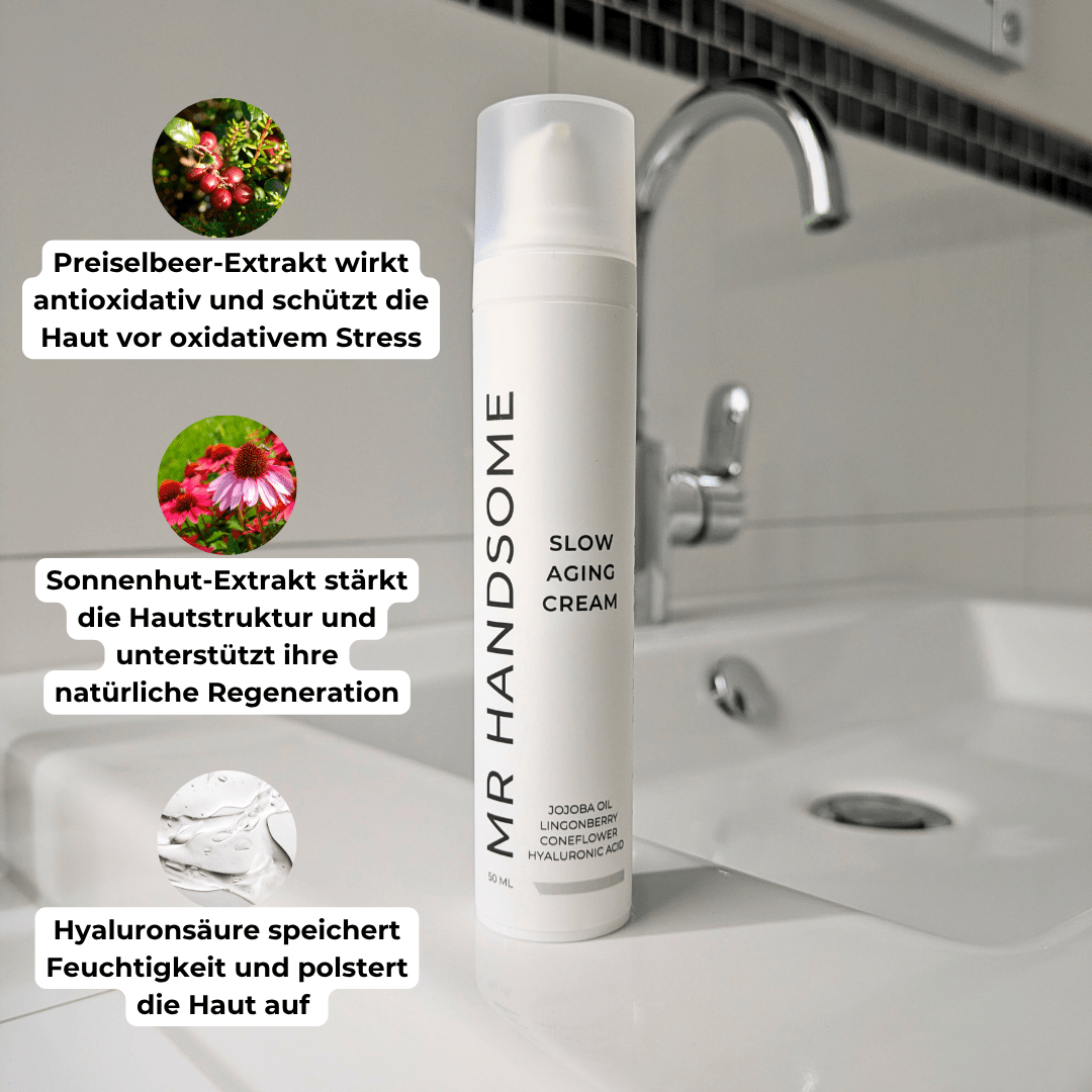 Eigenschaften der Anti Falten Creme für Männer