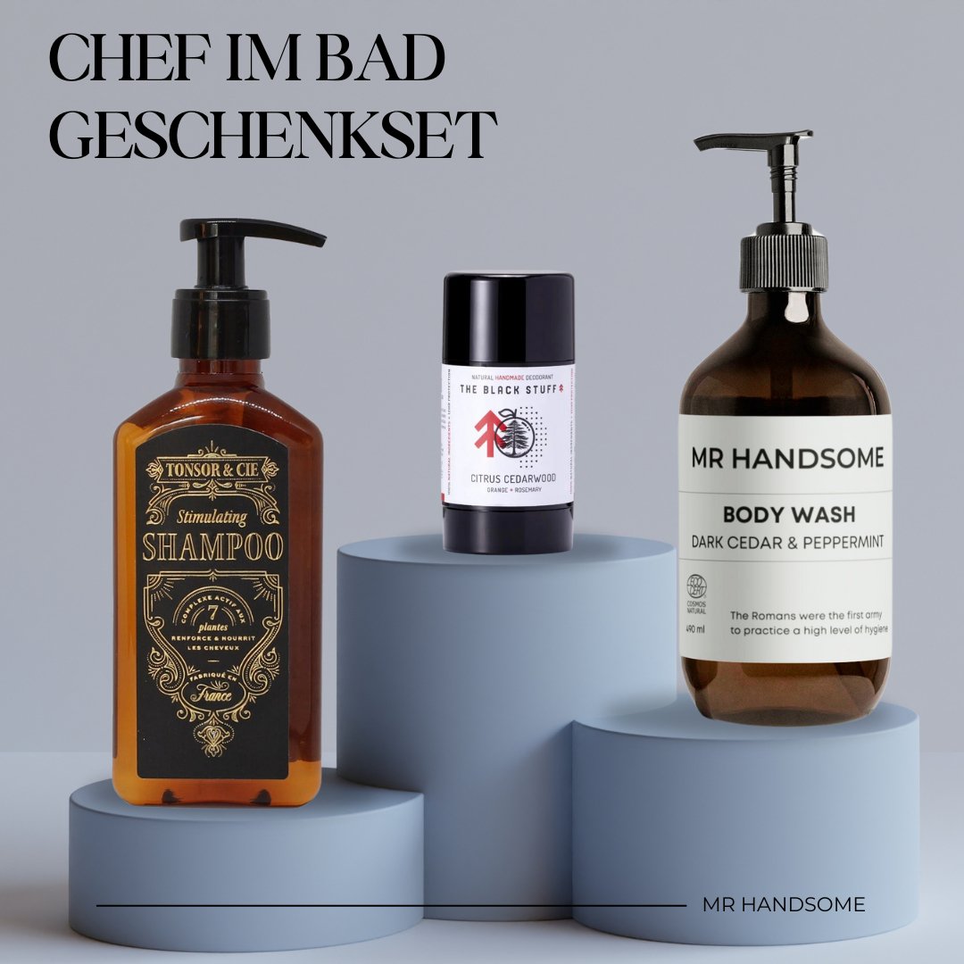 Chef im Bad Geschenkset für Männer