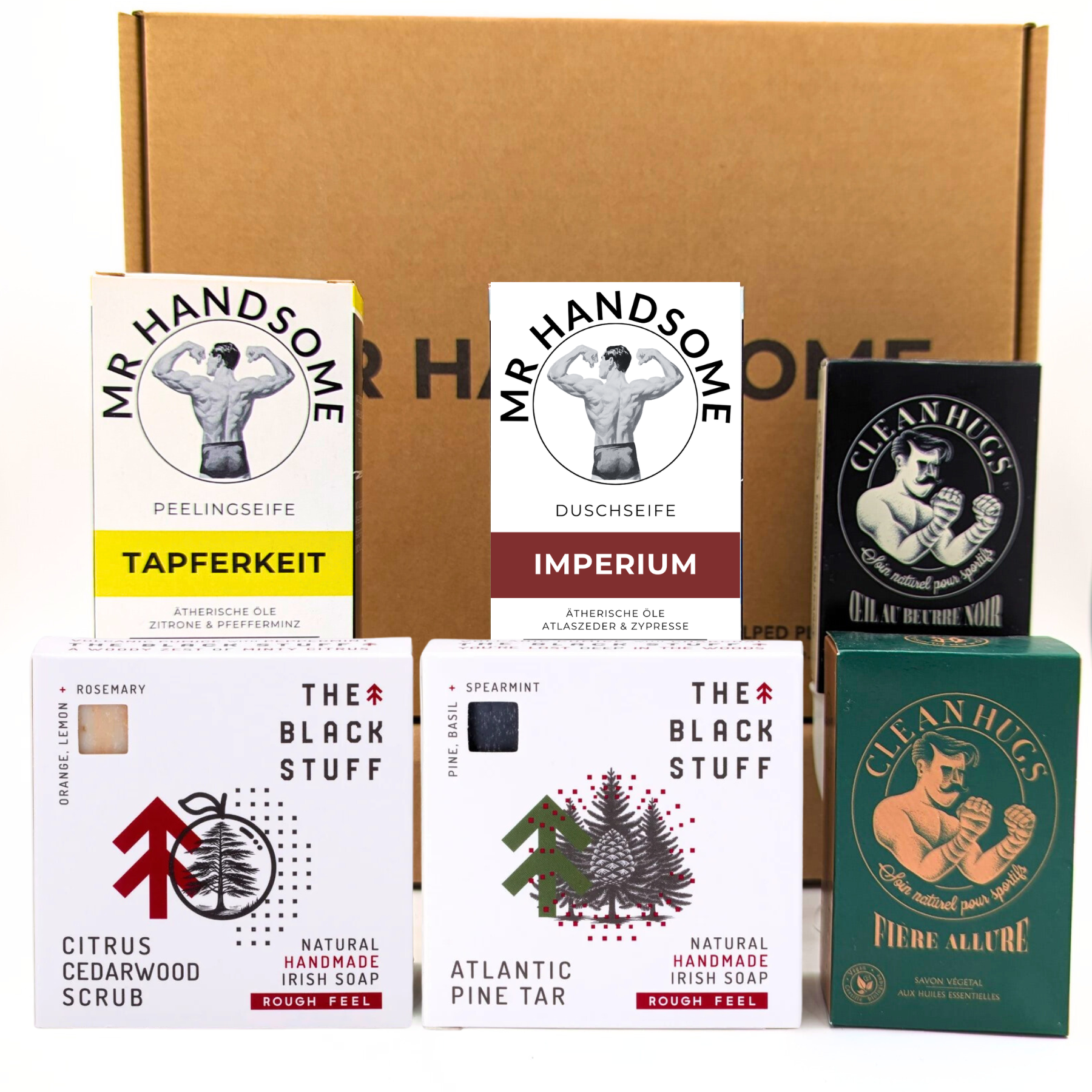 Handsome Soap Box + Gratis Seifenhalter von Mr Handsome