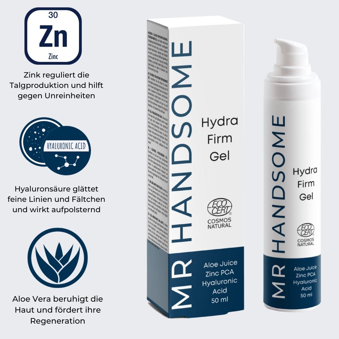 Hydra Firm Gel | Zink & Hyaluron - MR HANDSOME