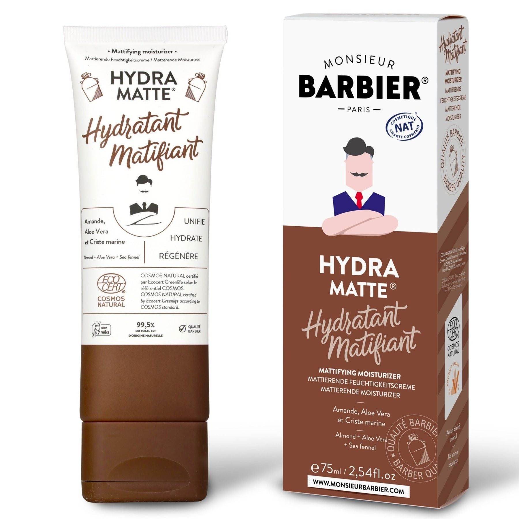 Mattierende Feuchtigkeitscreme | Hydratant Matifiant - Monsieur Barbier