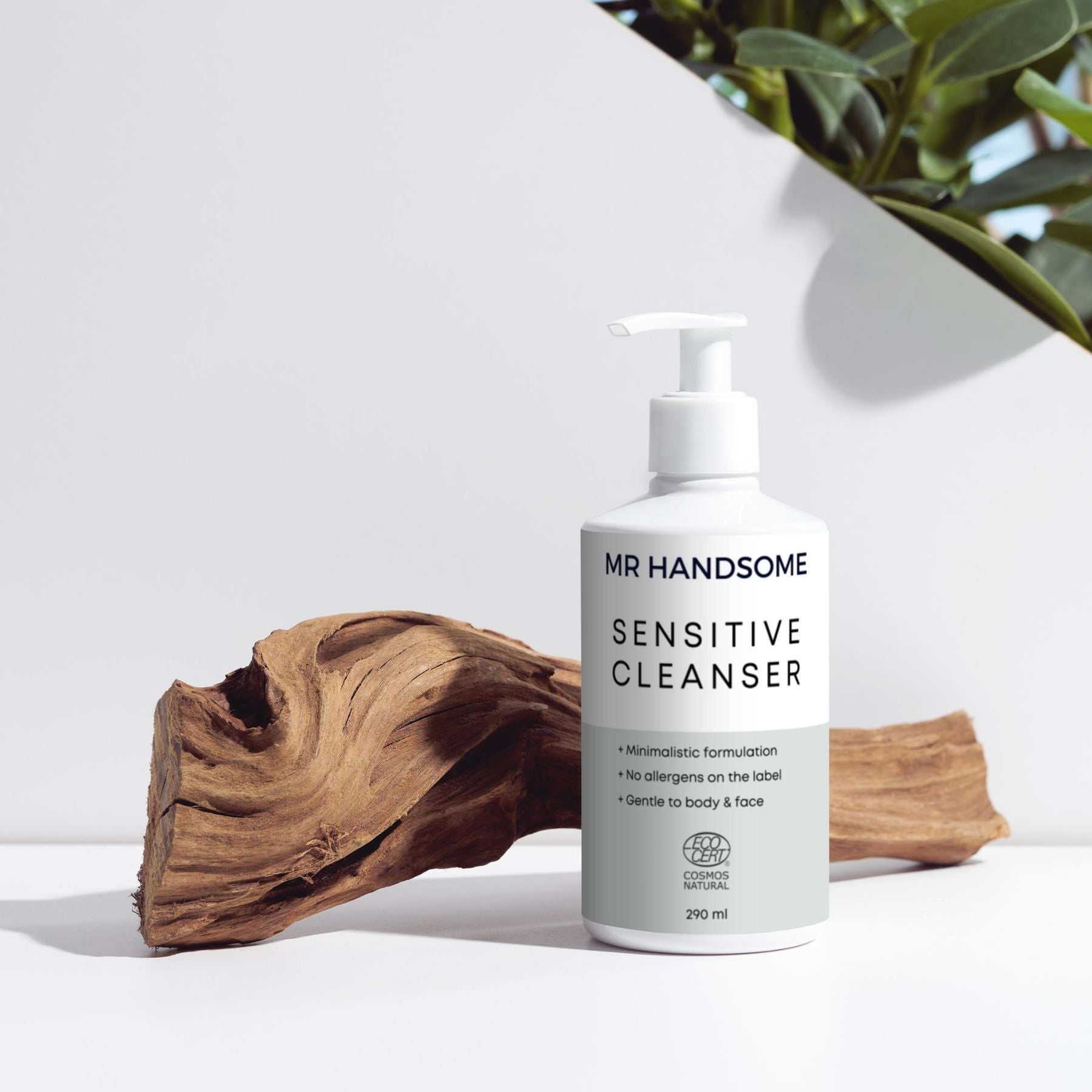 mr handsome 2-in-1 cleanser for sensitive skin