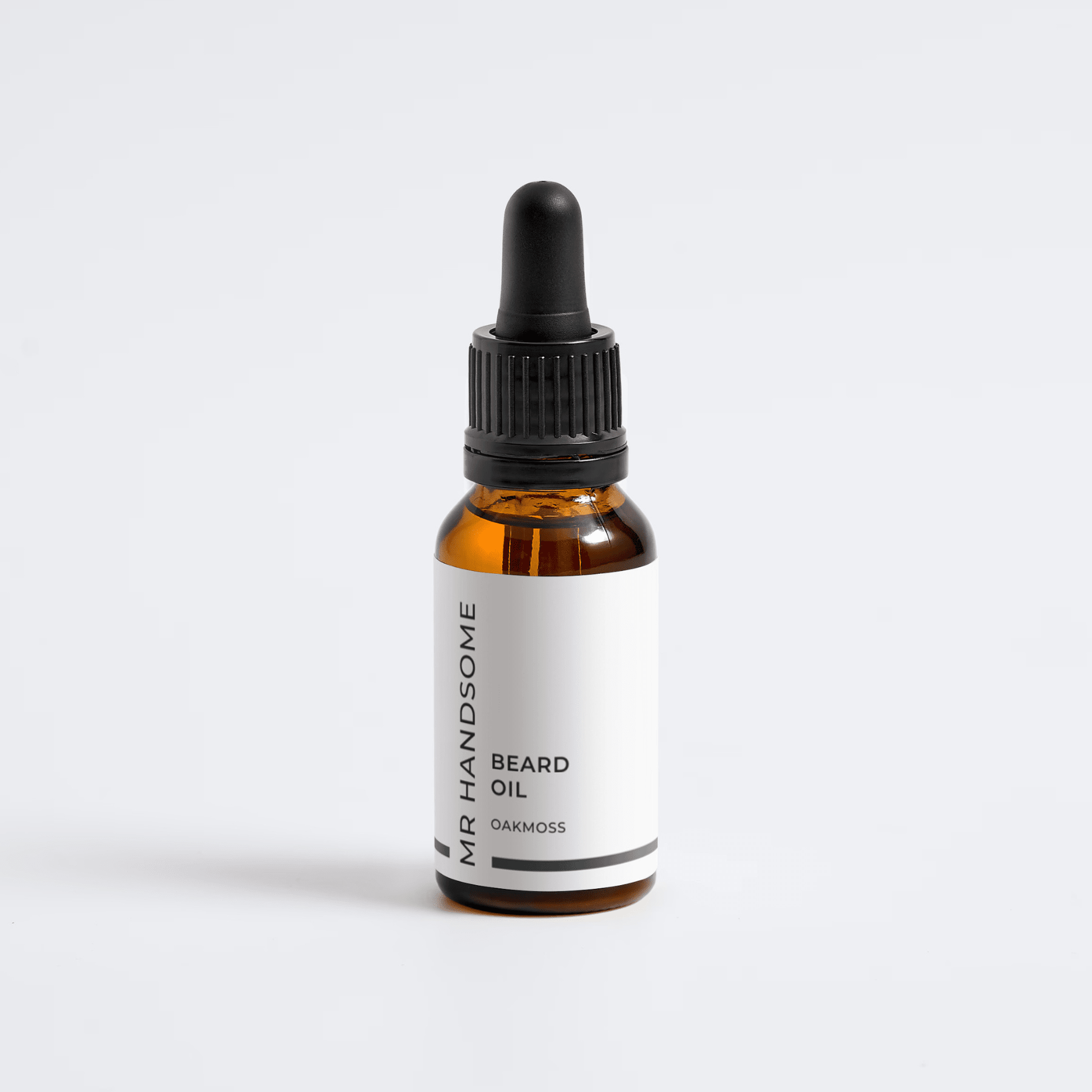 Beard Oil Oakmoss – Tiefenpflege & natürlicher Glanz mit Hanföl & CBD, Tropf-Flasche aus dunklem Glas