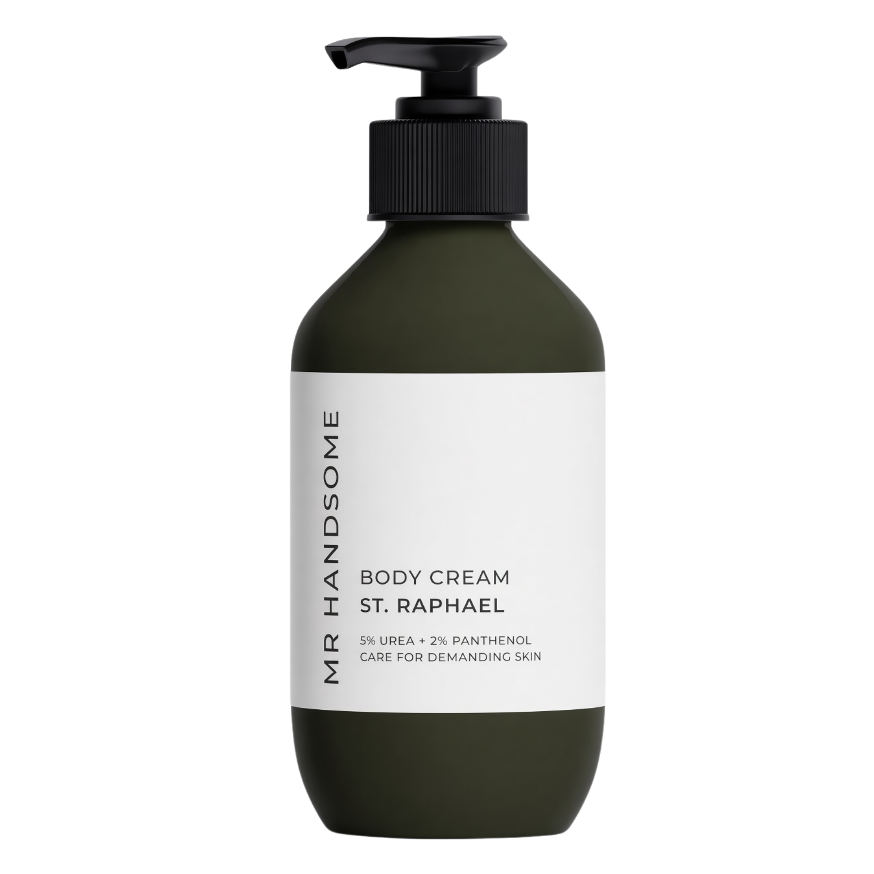 Body cream for men with dry and rough skin with 5% urea and 2% panthenol