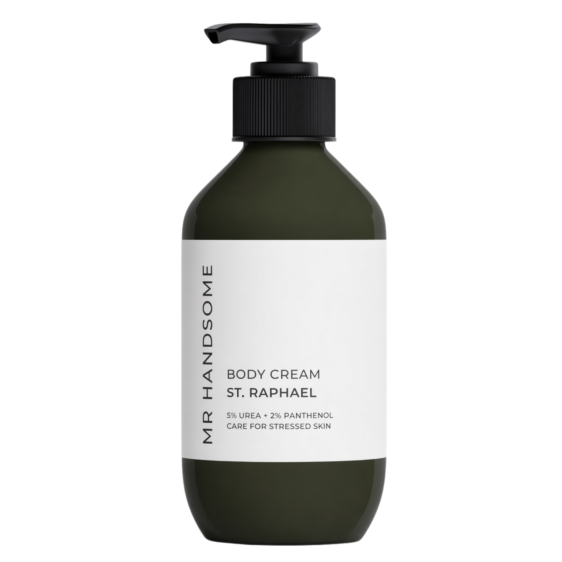 Body cream for men with dry and rough skin with 5% urea and 2% panthenol