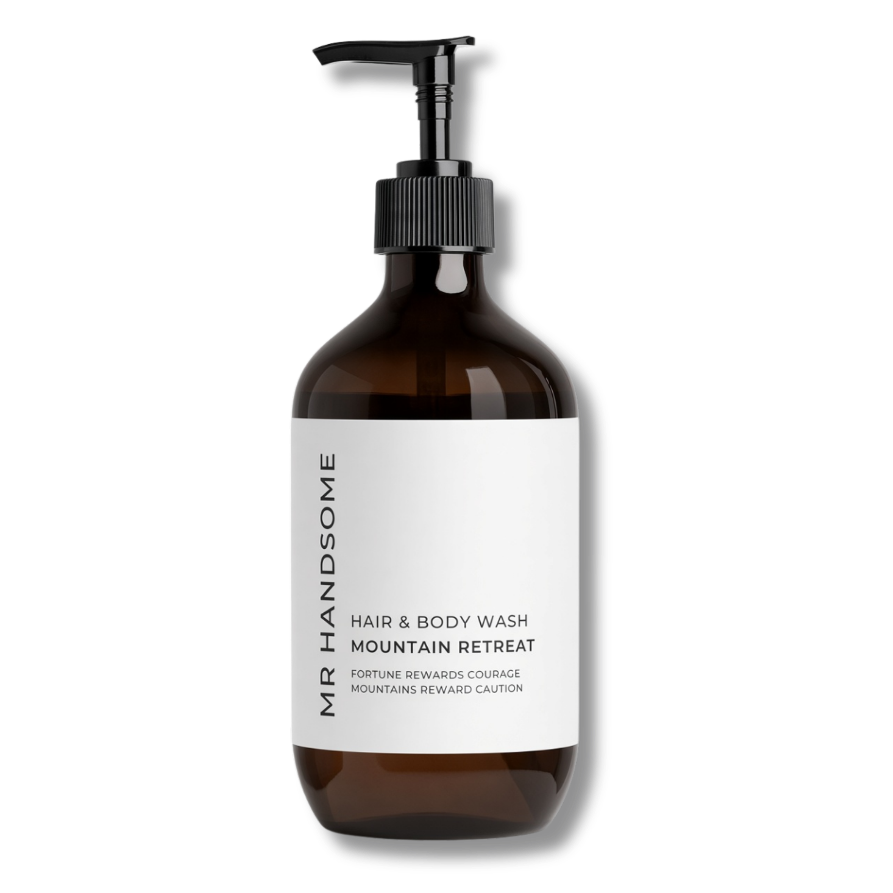 Hair & Body wash for men with woody scent by MR HANDSOME