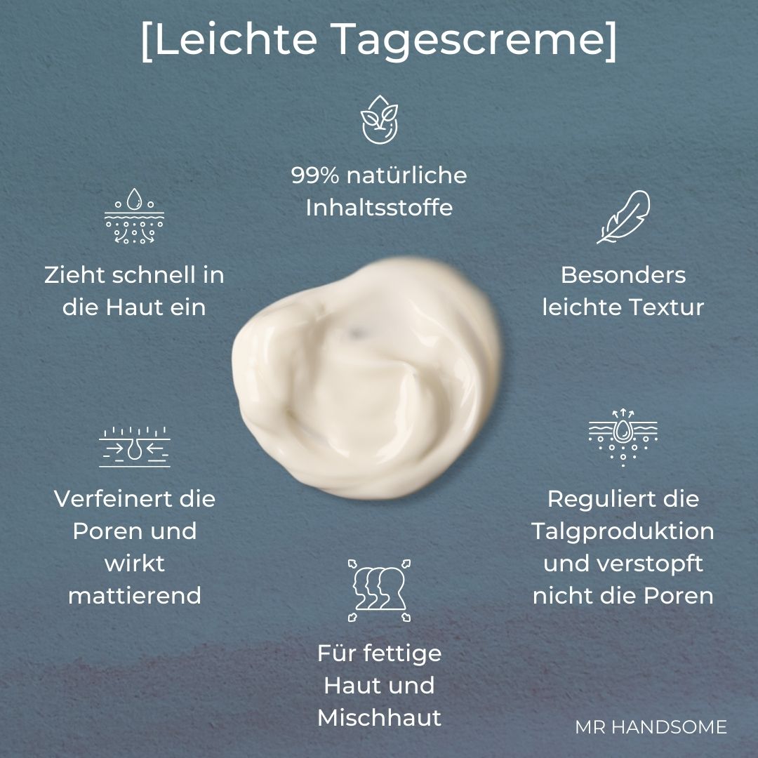 Eigenschaften der Mr Handsome Light Day Cream