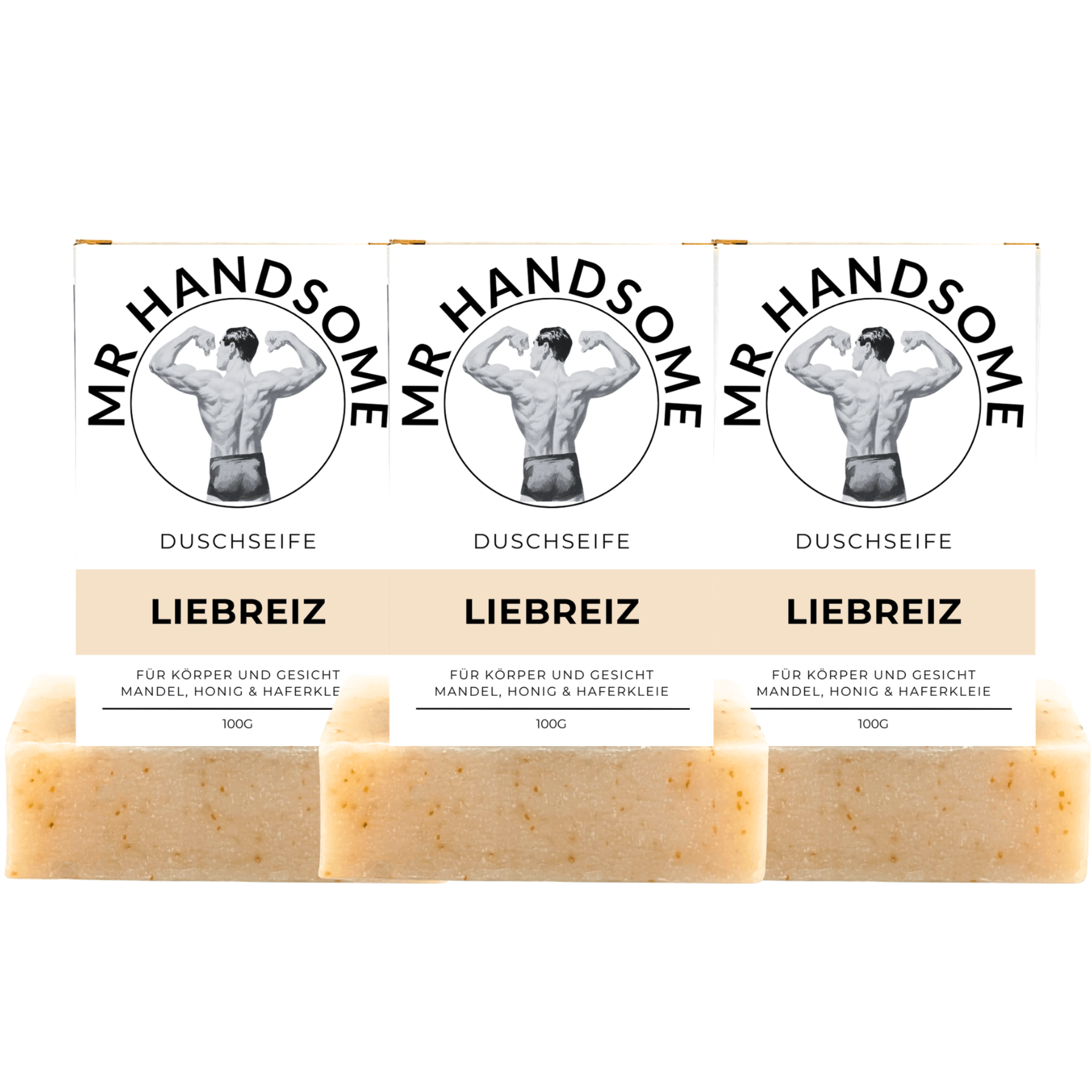 Dreierpack der Liebreiz Seife von MR HANDSOME