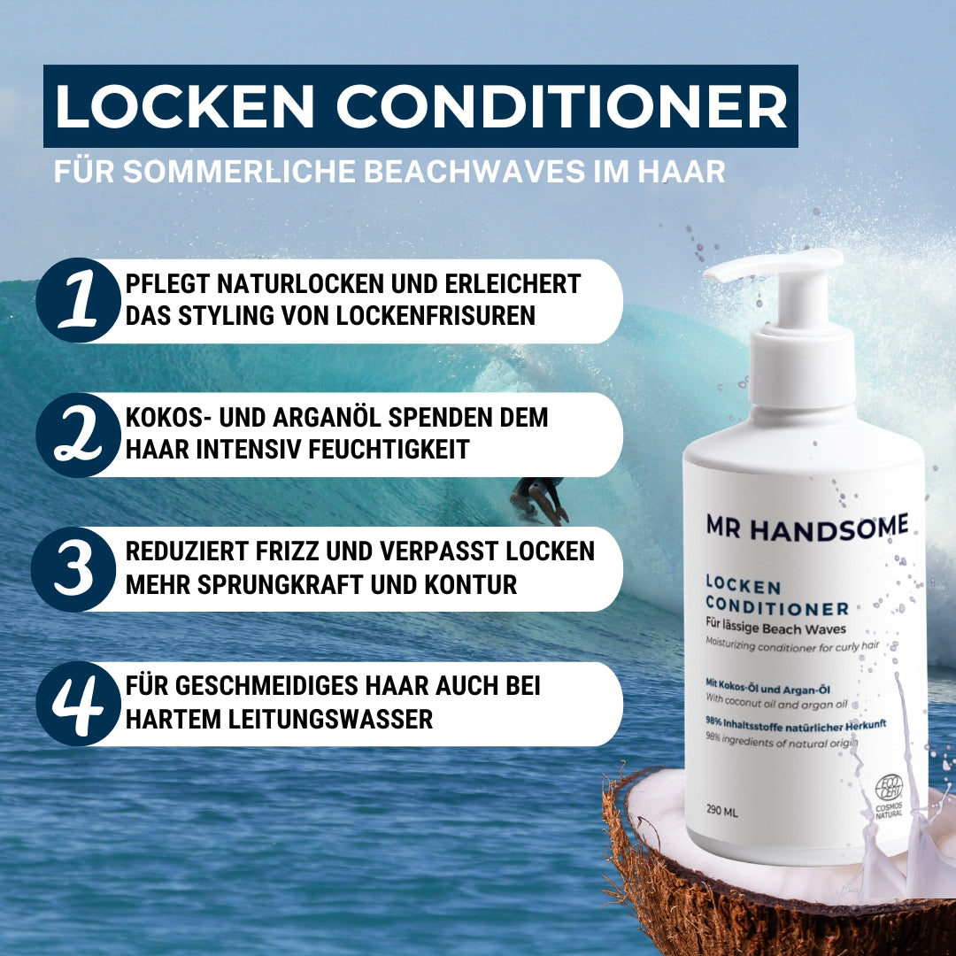 Vorteile von dem Locken-Conditioner für Männer von MR HANDSOME
