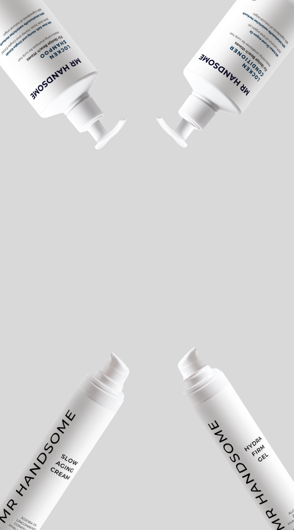 MR HANDSOME Männerpflege Shop Mobile Opener Startseite