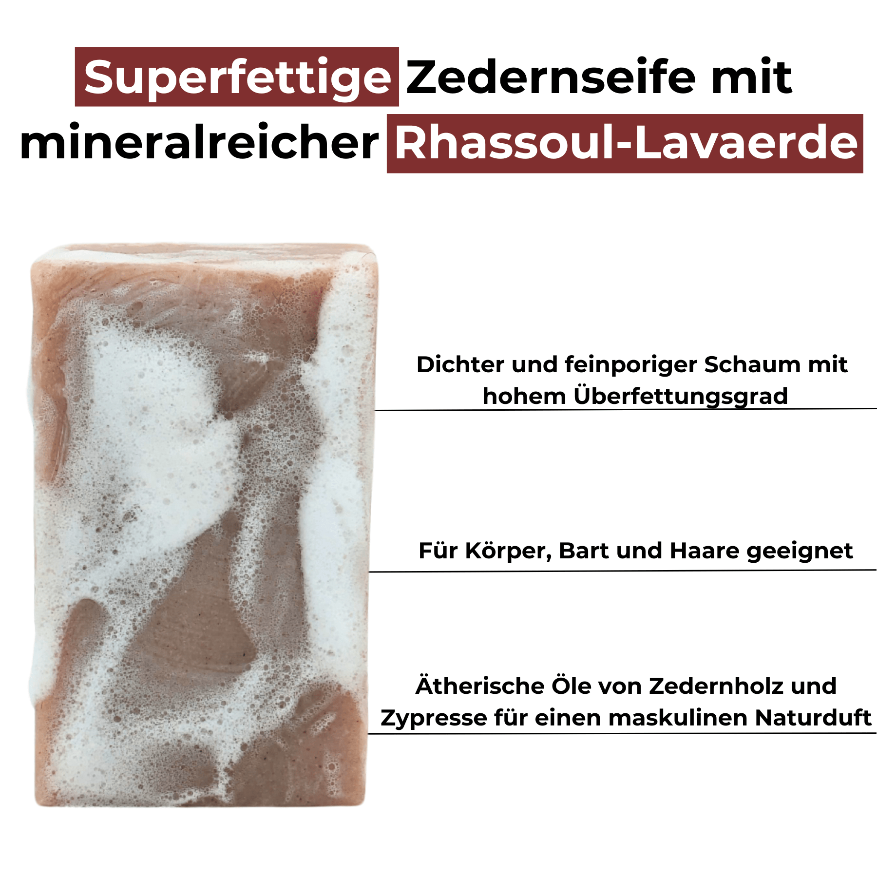 MR HANDSOME Soap Box | 4 Soaps | 1 Shampoo | 1 Soap Dish | Soap Holder