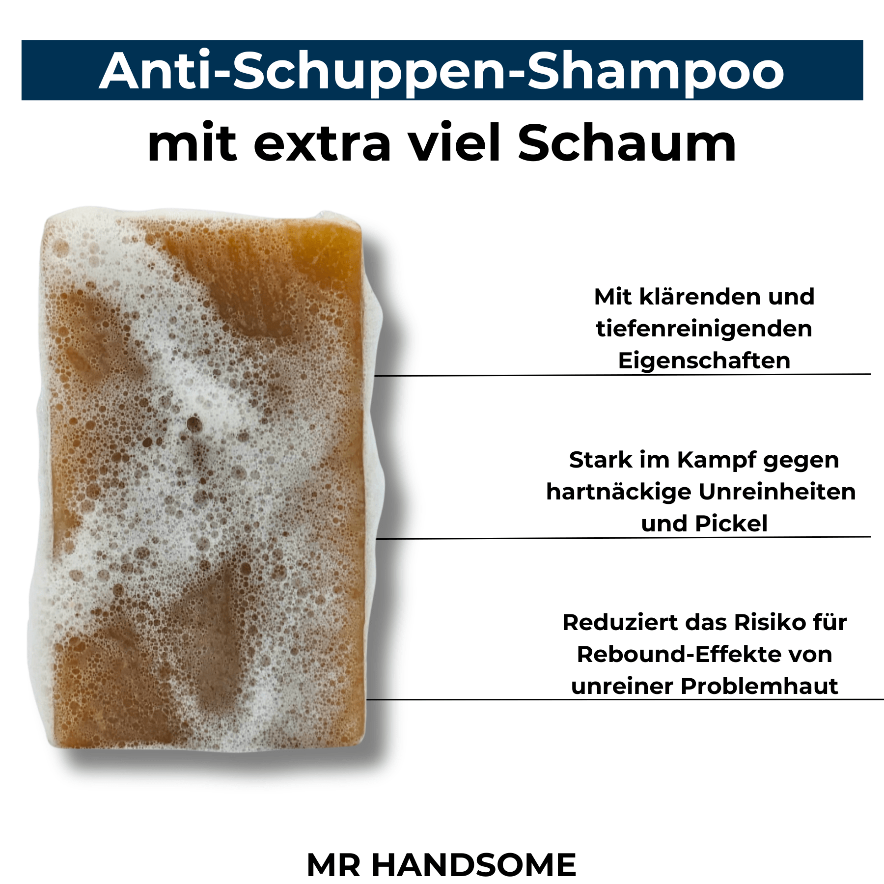 MR HANDSOME Soap Box | 4 Soaps | 1 Shampoo | 1 Soap Dish | Soap Holder