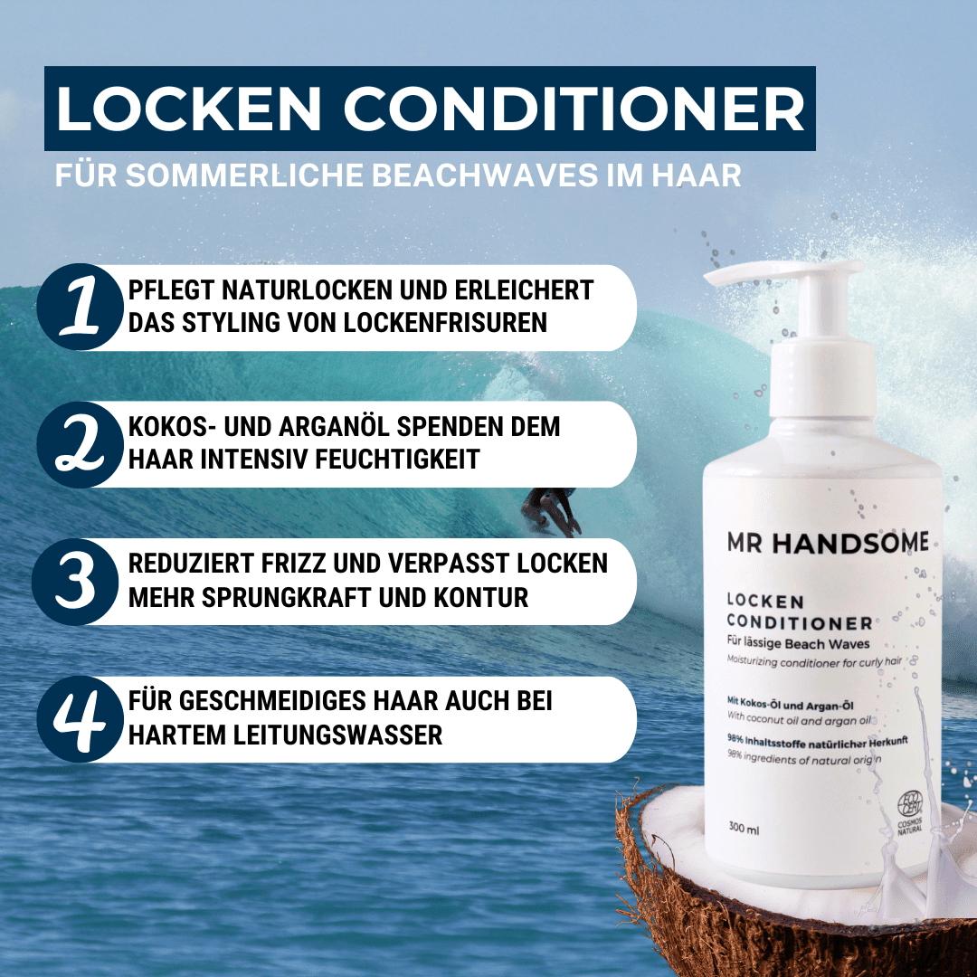 Vorteile des Locken Conditioner für Männer von Mr Handsome