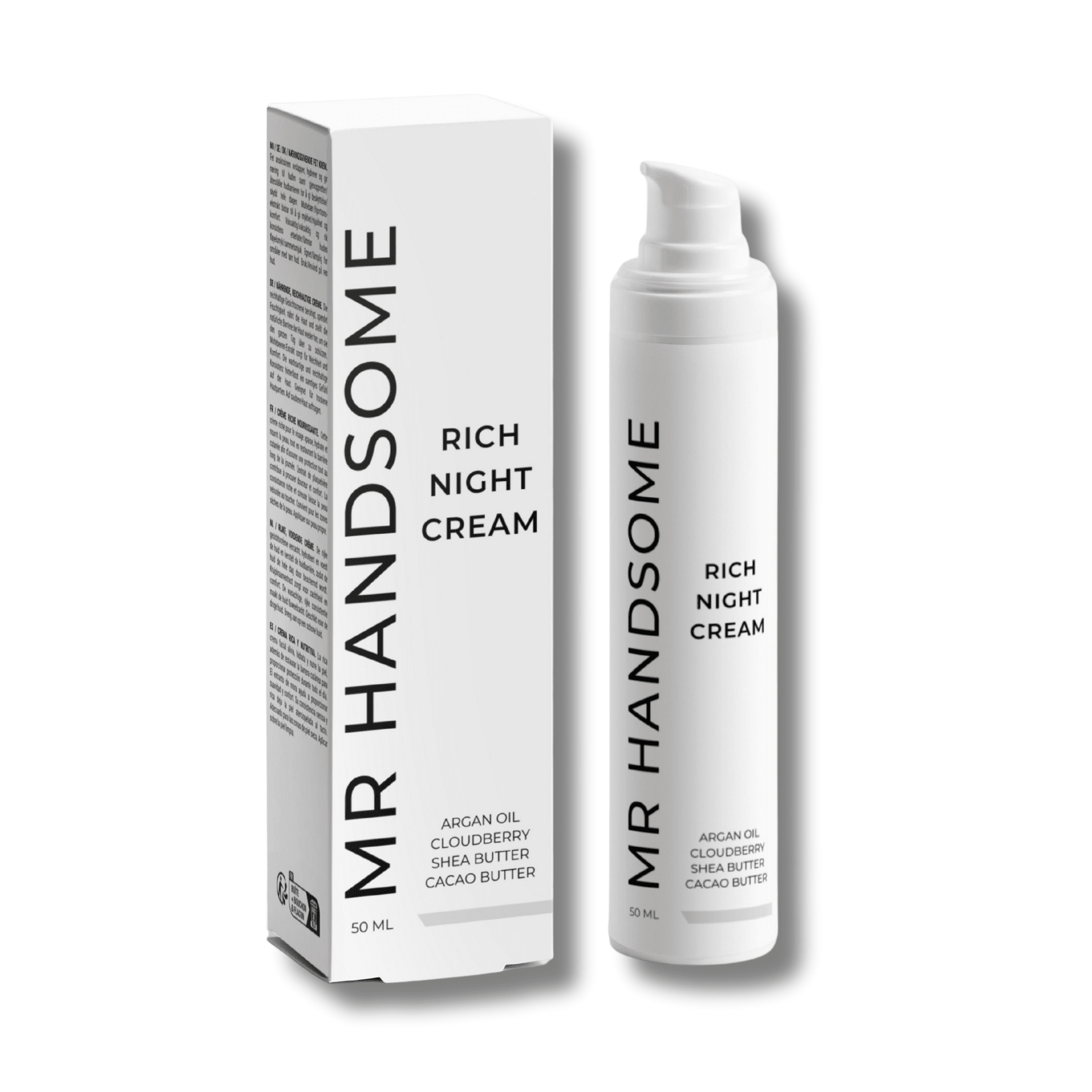 Parfümfreie Nachtcreme für Männer von Mr Handsome