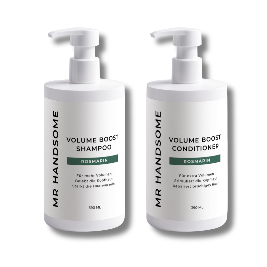 Volume Boost Duo bestehend aus Shampoo und Conditioner für Männer mit feinem und dünnem Haar