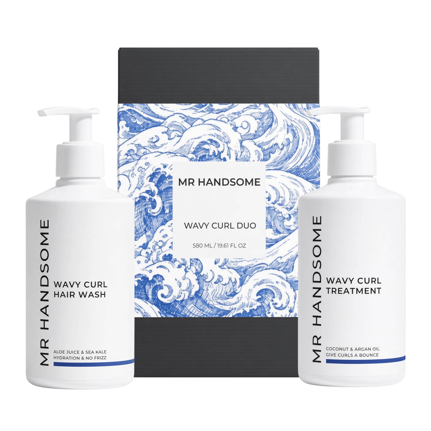 Wavy Curl Duo with Curl Shampoo and Curl Conditioner by MR HANDSOME
