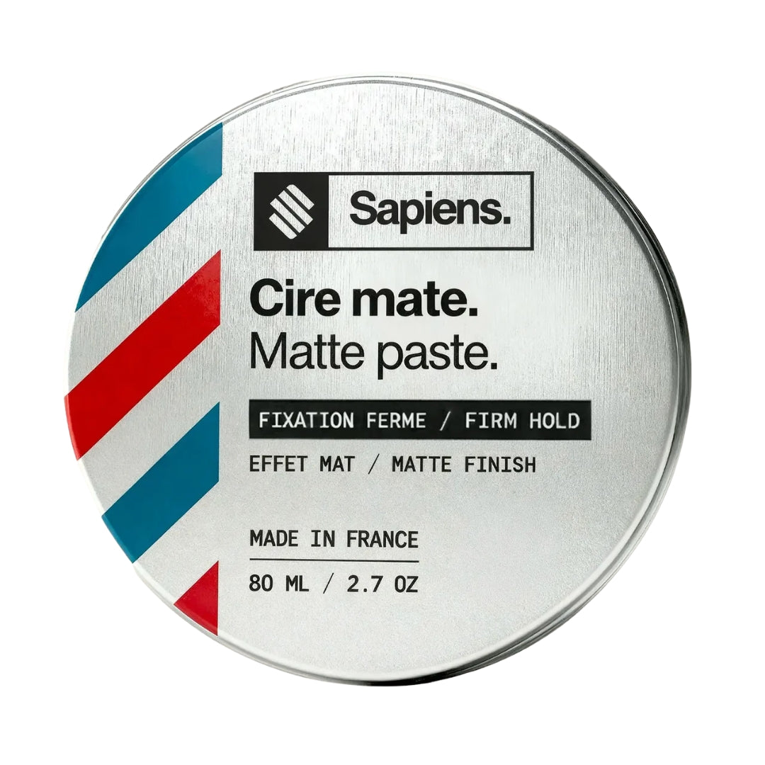 Mattierende Haarpaste von Sapiens.
