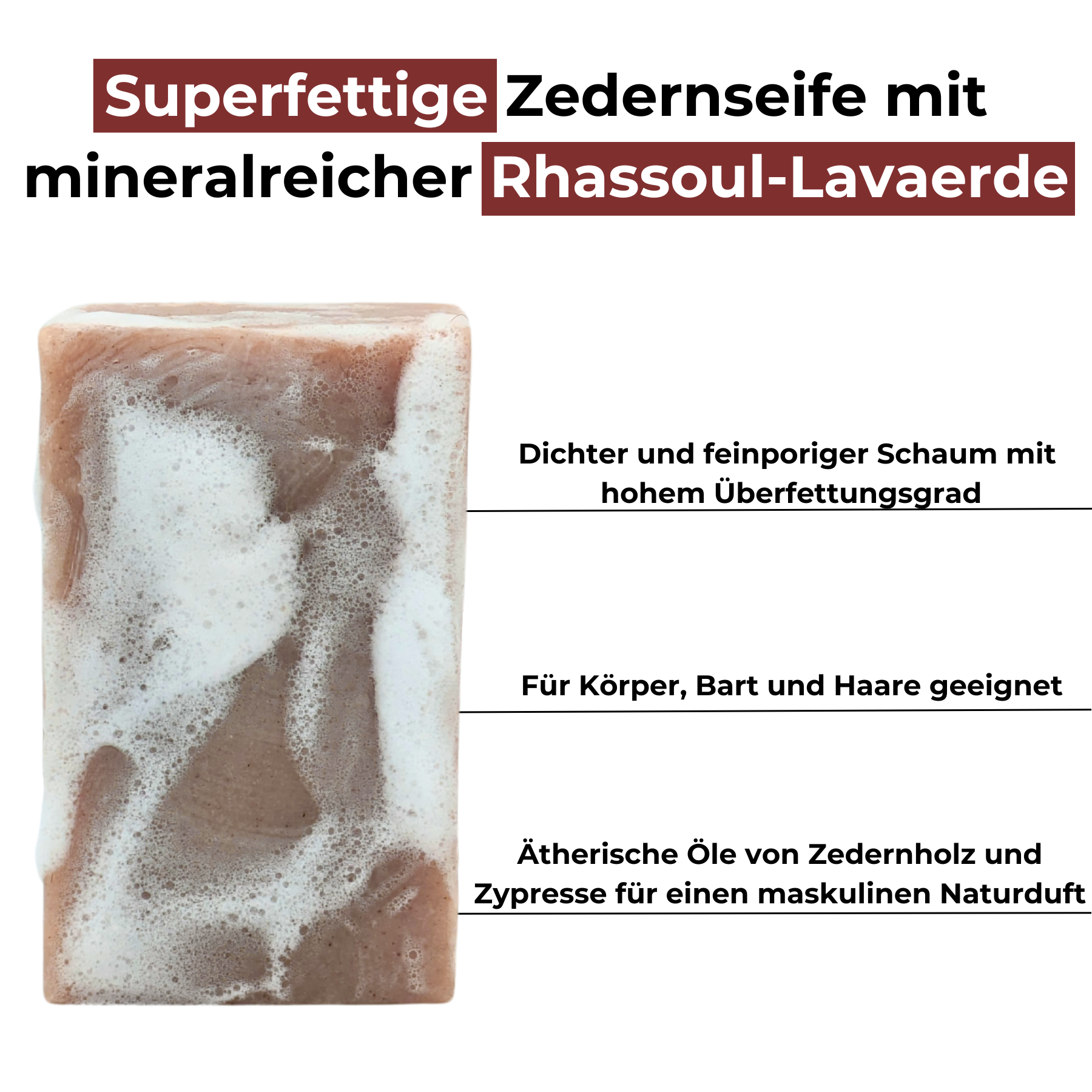 MR HANDSOME Seifenkiste | 4 Seifen | 1 Shampoo | 1 Seifendose | Seifenhalter