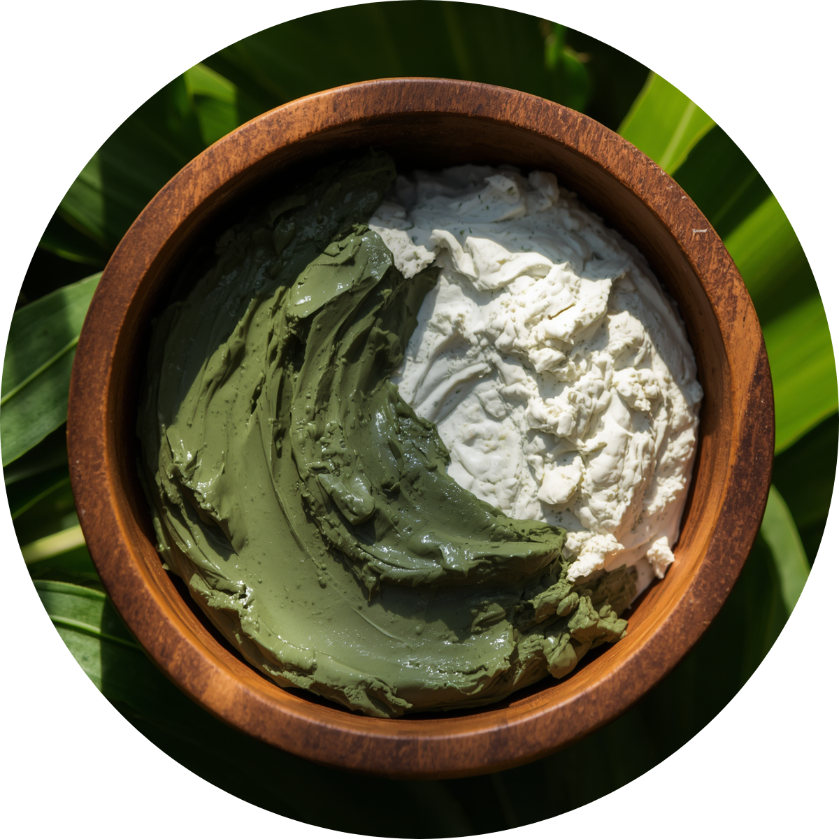 Kaolin und Montmorillonite als Inhaltsstoffe in einer Tonerdemaske