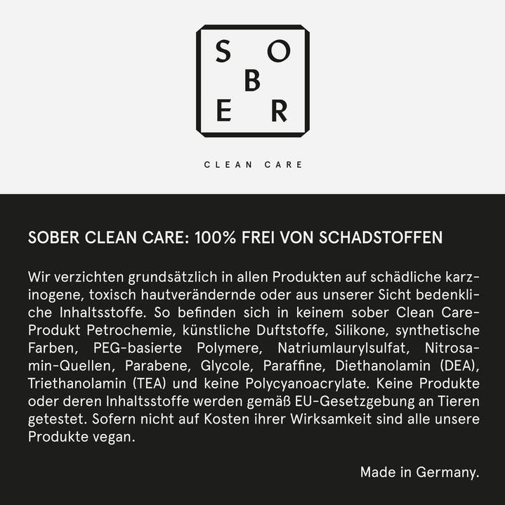 sober clean care versprechen